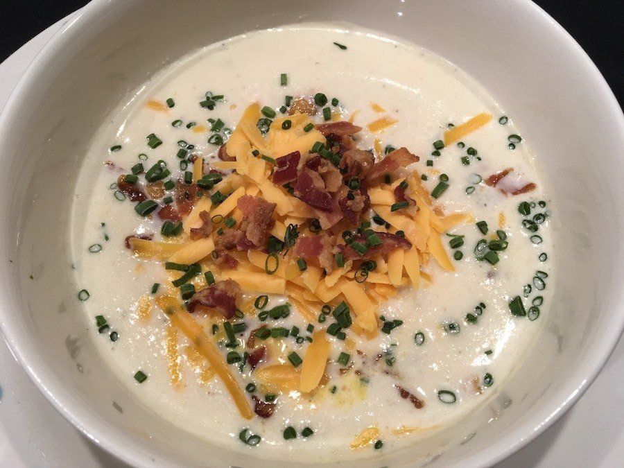 Loaded Cauliflower Soup
